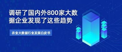 农业大数据白皮书 调研了国内外800家大数据企业发现了这些趋势